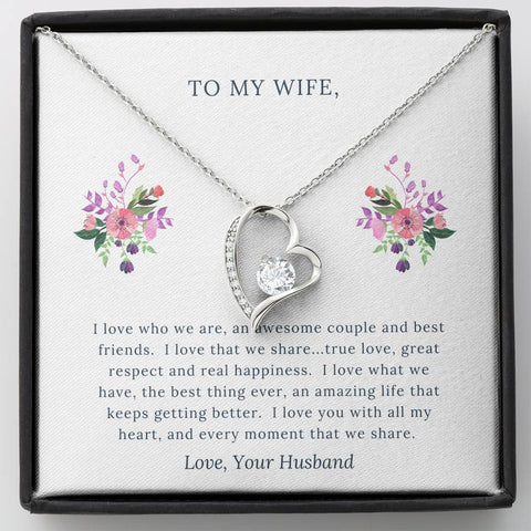 Sentimental Heart Necklace for Wife | Custom Heart Design