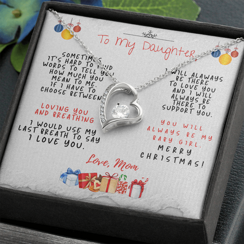 Daughter, You will always be my baby girl-Forever Love - Custom Heart Design