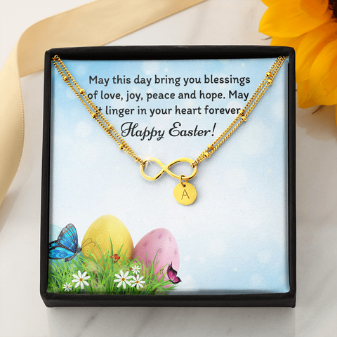 Easter Infinity Bracelet - Custom Heart Design