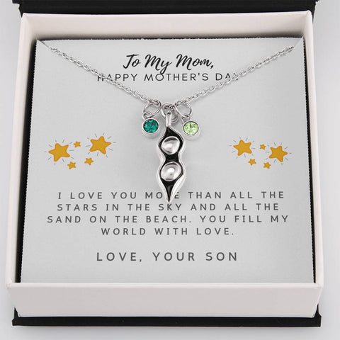 You fill my world with love, From Son-Pea pod - Custom Heart Design