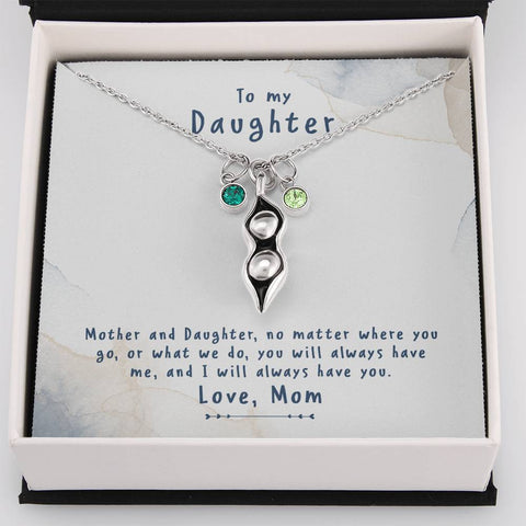 Mother and Daughter have each other. - Custom Heart Design