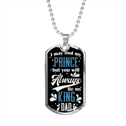 You will always be my King, From Daughter - Custom Heart Design