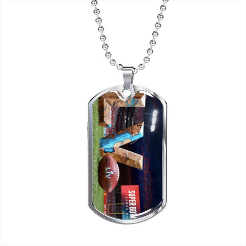 Tag Necklace-Retro LV - Custom Heart Design