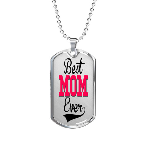 Best Mom Ever Necklace - Custom Heart Design