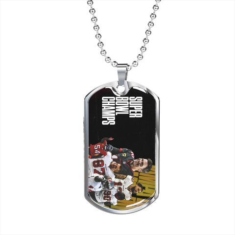 Tag Necklace- Champs - Custom Heart Design