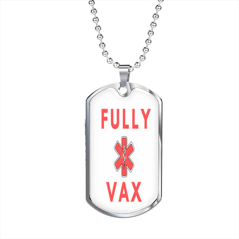 Fully Vax with Star of Life - Custom Heart Design