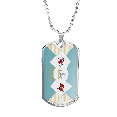 Tag Necklace-Retro - Custom Heart Design