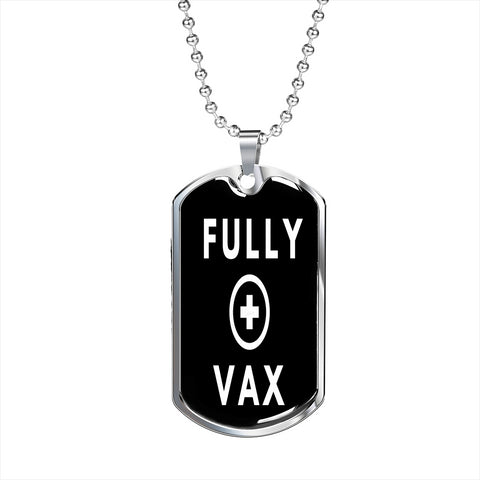 Fully Vax with Cross Symbol - Custom Heart Design