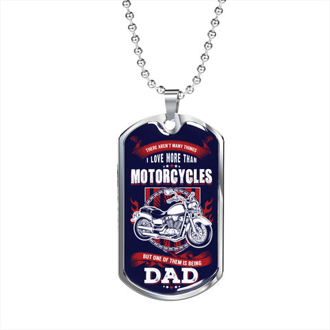 Motorcycle Dad - Custom Heart Design