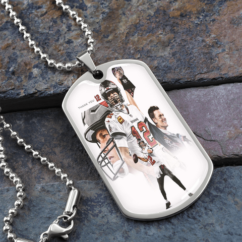 Tom Brady Retirement Necklace - Custom Heart Design