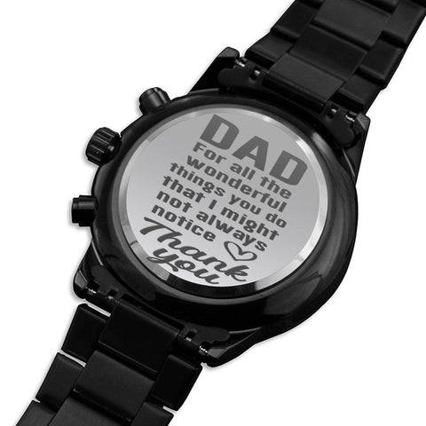 Dad, For all the wonderful things you do. - Custom Heart Design