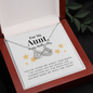 *To My Aunt, Happy Mother's Day-Infinity Necklace - Custom Heart Design