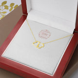 Everlasting Love - 10KT Gold Necklace - Custom Heart Design