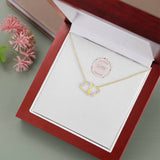 Everlasting Love - 10KT Gold Necklace - Custom Heart Design