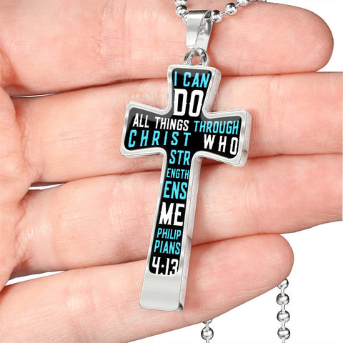 I can do all things through Christ. - Custom Heart Design