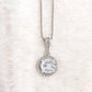Daughter Solitaire Necklace, From Mom - Custom Heart Design