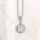 Love Daughter Solitaire Necklace, From Mom - Custom Heart Design