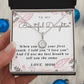 Love Daughter Solitaire Necklace, From Mom - Custom Heart Design