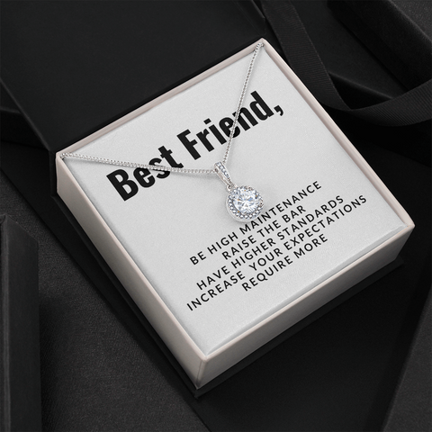Eternal Hope Necklace for Best Friend | Custom Heart Design