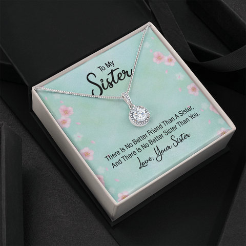 Eternal Hope Necklace for Sister From Sister | Custom Heart Design