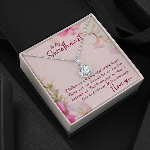 Eternal Hope Necklace for Wife, Girlfriend | Custom Heart Design