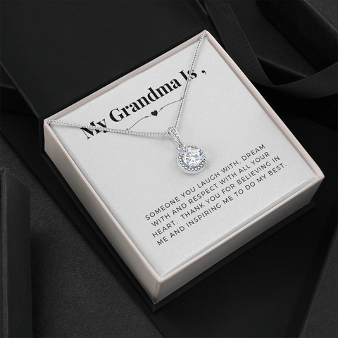 Sentimental Eternal Hope Necklace for Grandma | Custom Heart Design