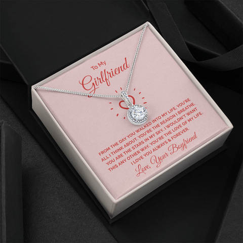 Eternal Hope Necklace for Girlfriend | Custom Heart Design
