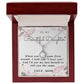 Love Daughter Solitaire Necklace, From Mom - Custom Heart Design