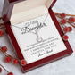 Daughter Solitaire Necklace, From Dad - Custom Heart Design