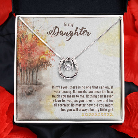 Daughter Pendant, Good luck Necklace | Custom Heart Design