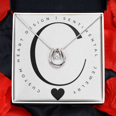 Lucky In Love Necklace | Custom Heart Design