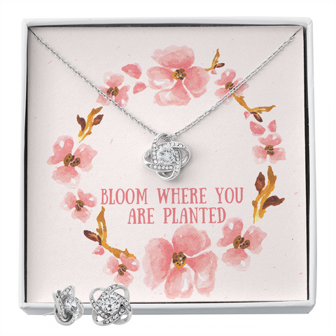 Love Knot Jewelry Set | Custom Heart Design