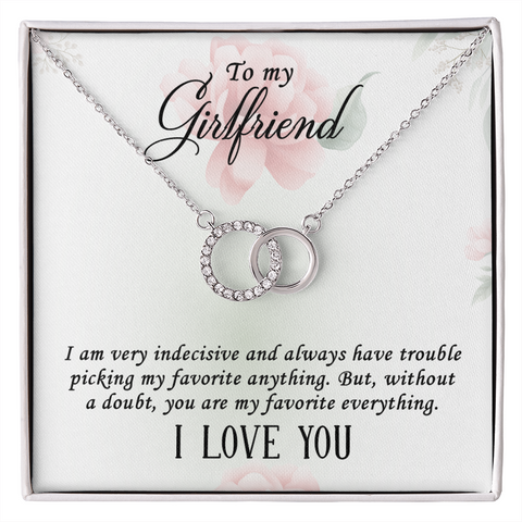 Girlfriend Silver Necklace, Modern Jewelry, Circle Necklace | Custom Heart Design