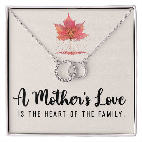 Mom Circle Necklace-A mother's love | Custom Heart Design