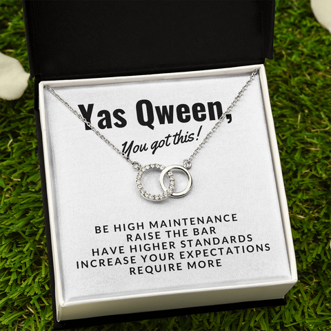 Yas Qween, You got this-Perfect Pair Necklace - Custom Heart Design