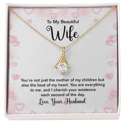 Wife Necklace, Dainty Pendant, Sentimental Necklace-You are everything | Custom Heart Design