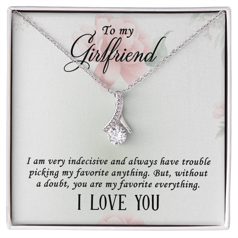 Girlfriend Silver Necklace, Dainty Gold Necklace for Girlfriend | Custom Heart Design