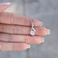 Girlfriend Silver Necklace, Dainty Necklace for Girlfriend