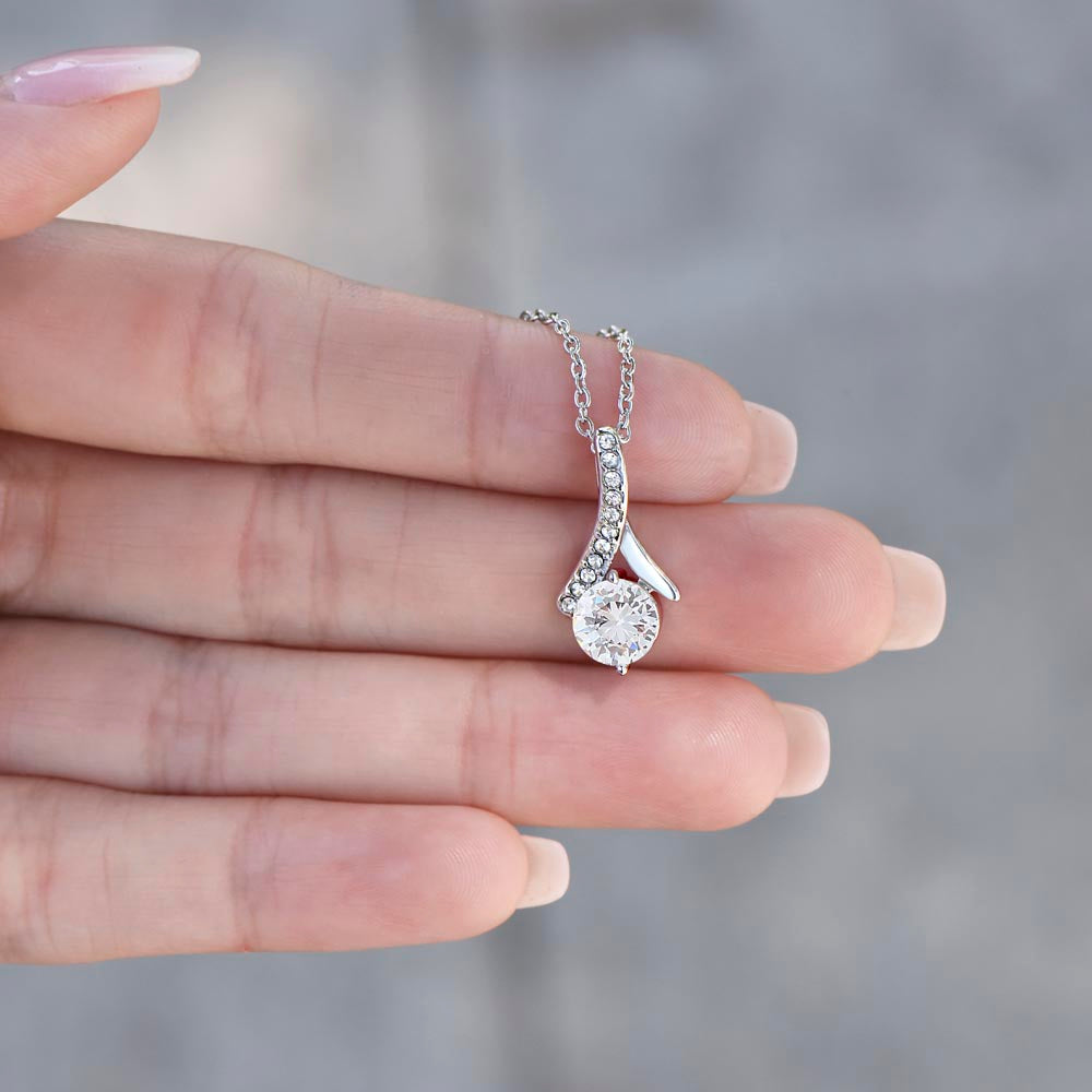 Girlfriend Silver Necklace, Dainty Necklace for Girlfriend