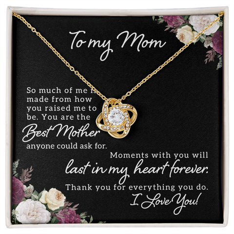 Mom Jewelry, Love Knot Necklace for Mom, Necklace for Mom 