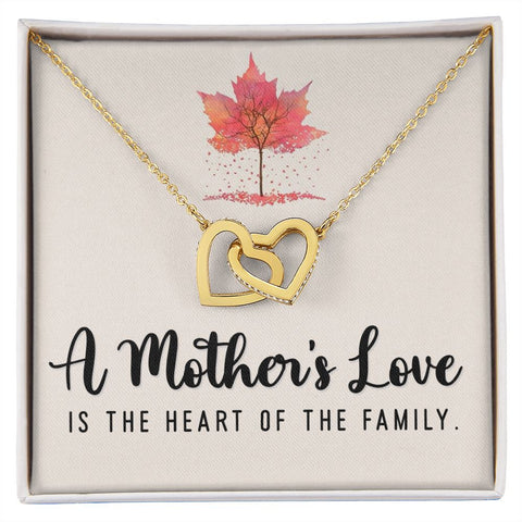 Mom Heart Necklace-The heart of the family | Custom Heart Design