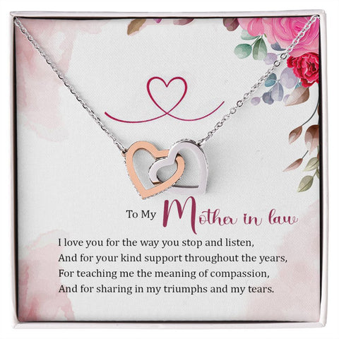 Mother in law Heart Necklace-My triumphs & fears | Custom Heart Design