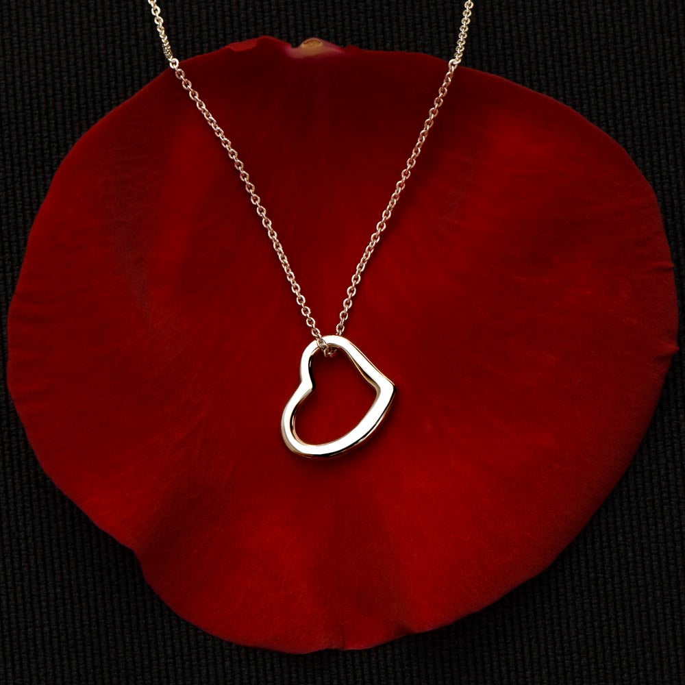 Girlfriend Necklace, Heart Necklace for Girlfriend, Necklace for Girlfriend, Gift for Girlfriend, Boyfriend Girlfriend Necklace, You are Perfect | Custom Heart Design