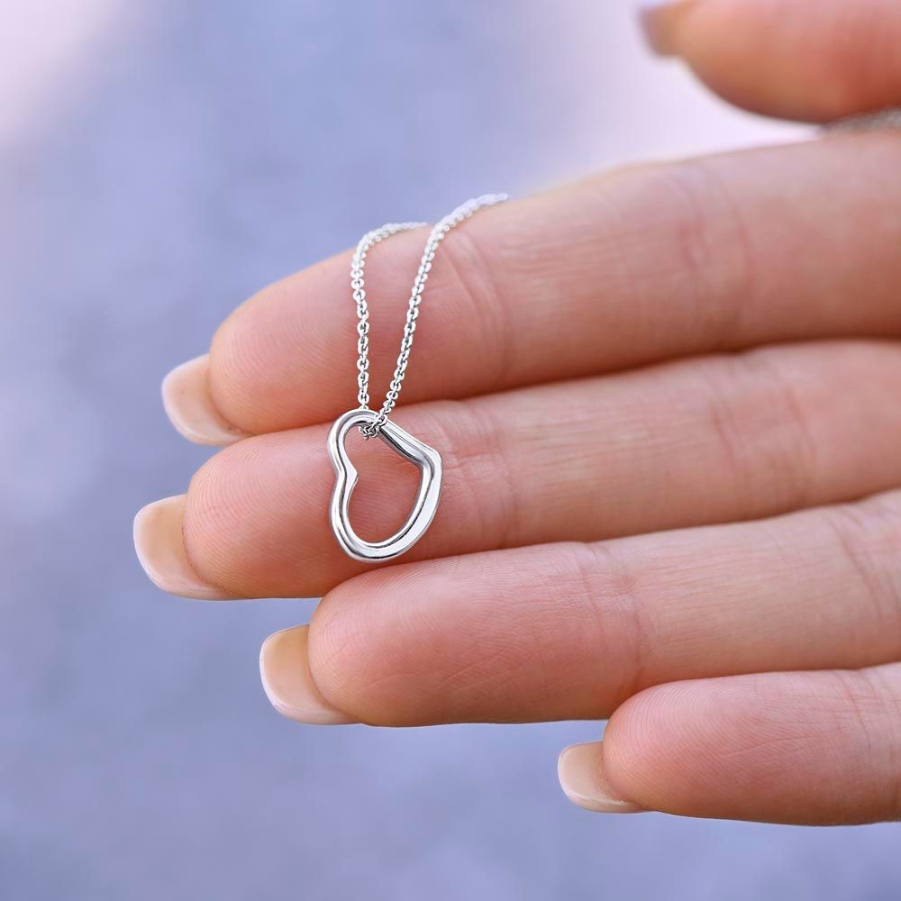 Daughter Necklace, Heart Necklace for Daughter, Mom Daughter Necklace | Custom Heart Design