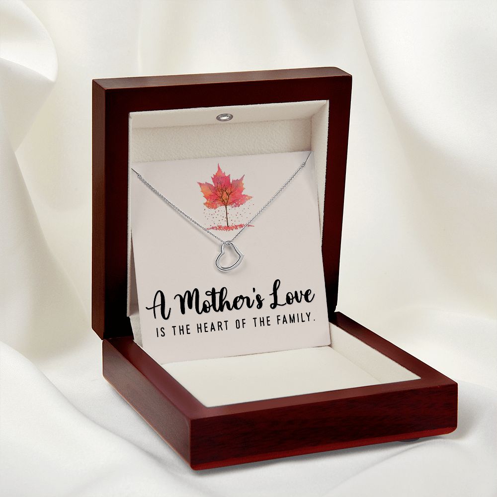 Mom Necklace, Mother Necklace, Heart Necklace, Necklace for Mom, Gift for Mom | Custom Heart Design