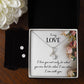 Girlfriend Jewelry Set, Necklace and Earring Set for Girlfriend | Custom Heart Design