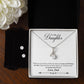 Daughter Pendant and Earring Set-Here for you | Custom Heart Design