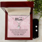 Mom Necklace & Earring Set-Proud to be your son | Custom Heart Design