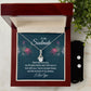Girlfriend Jewelry Set, Necklace and Earring Set for Girlfriend | Custom Heart Design