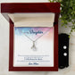 Daughter Jewelry Set, Alluring Beauty Necklace and Earring Set | Custom Heart Design
